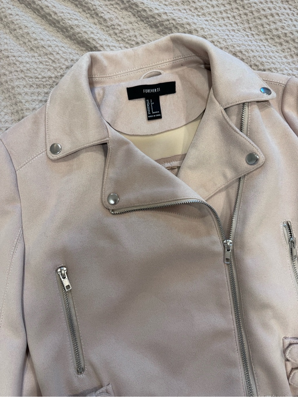 Forever 21 Beige Suede Jacket